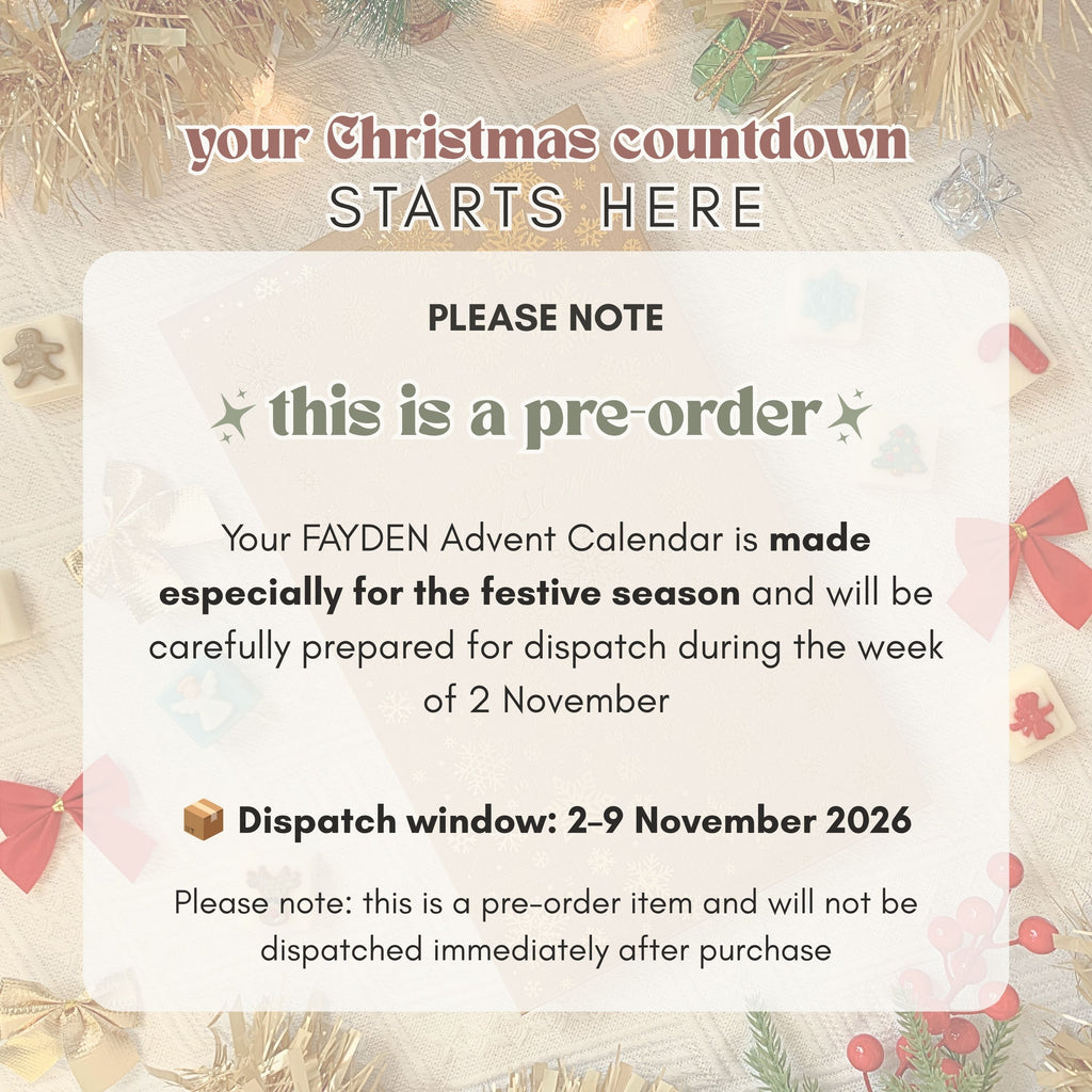 Premium Wax Melt Advent Calendar | 25 Highly Scented Soy Wax Melts