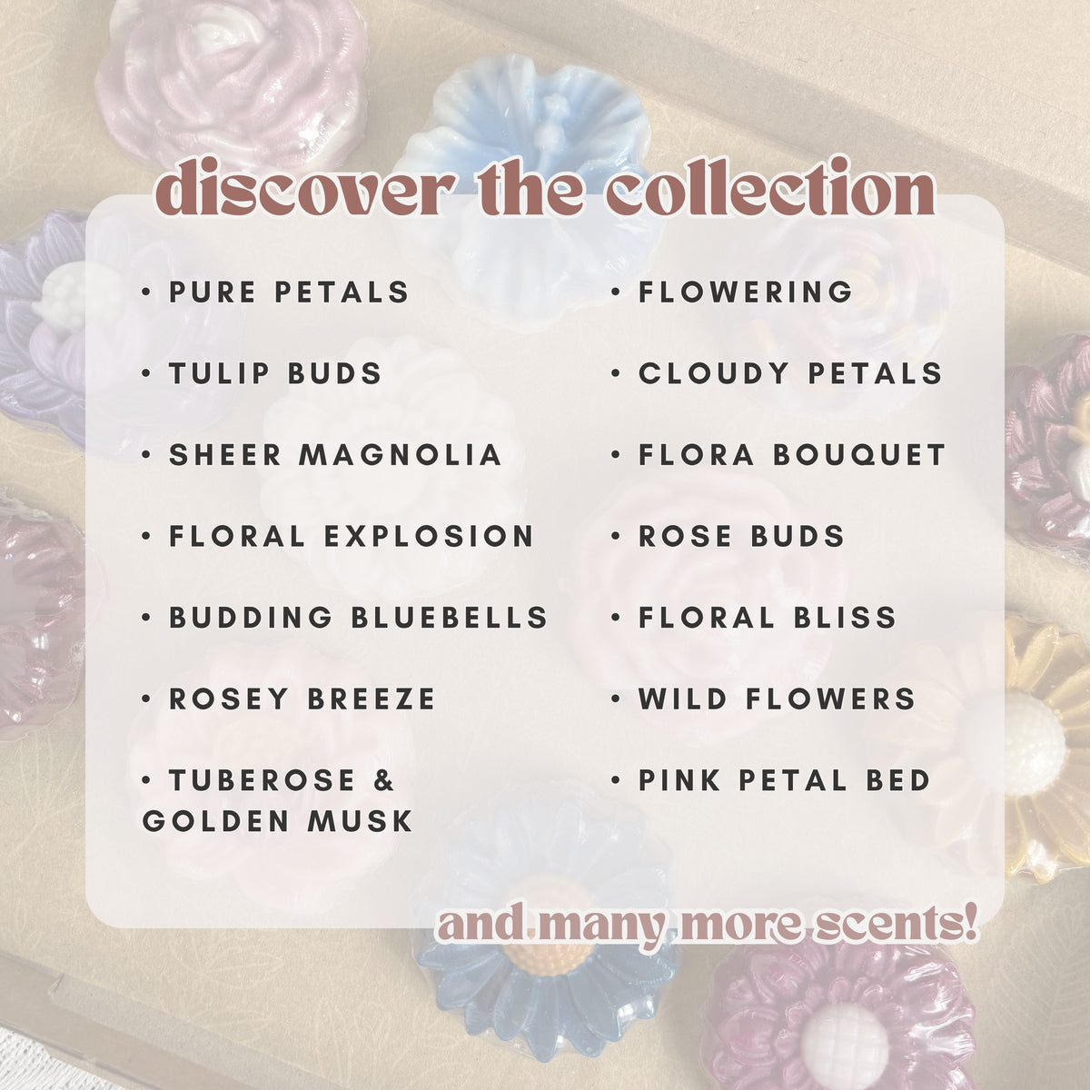 Floral Wax Melts Discovery Box