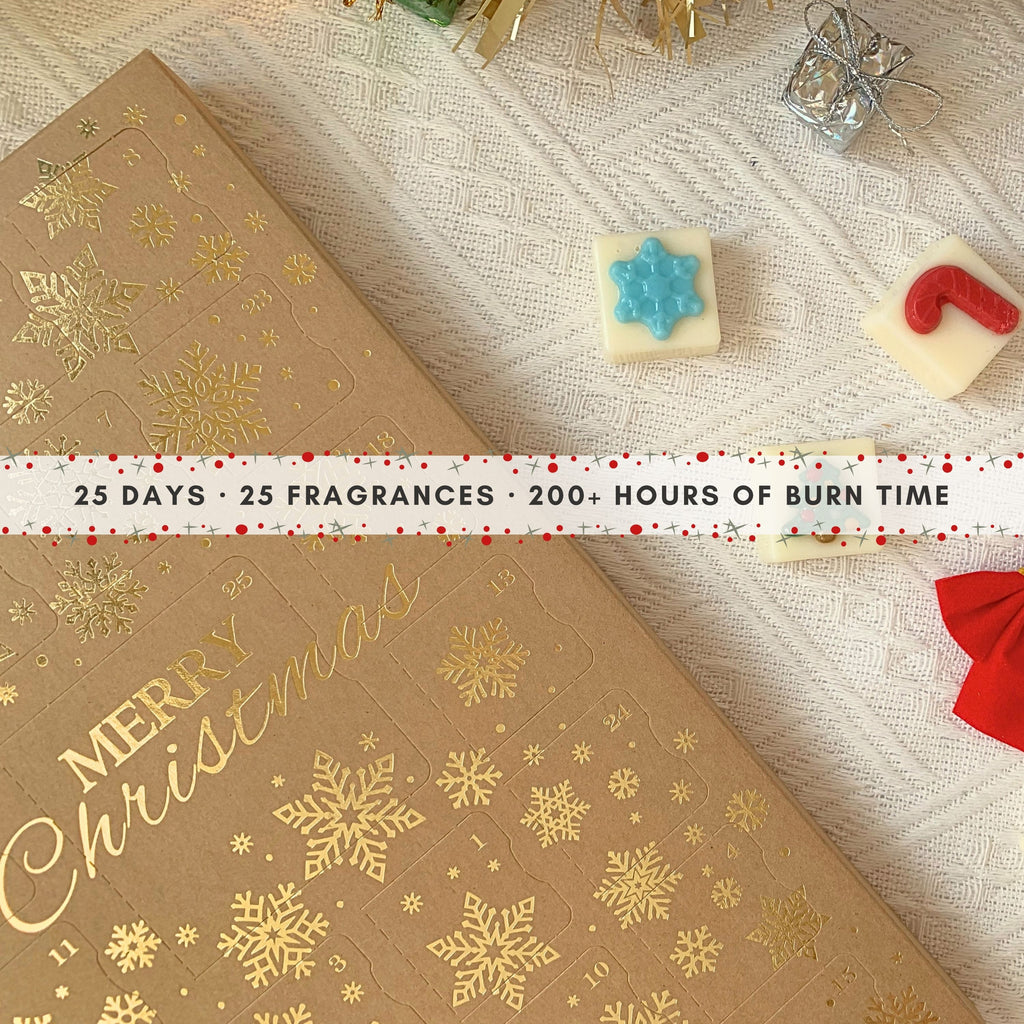 Premium Wax Melt Advent Calendar | 25 Highly Scented Soy Wax Melts
