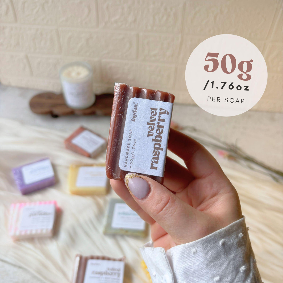 Curated Mini Soap Gift Set | Premium Scented Soap Discovery Box | Body Care Self Care Gift Package | Handmade Soap Sampler Bath Gift for Her