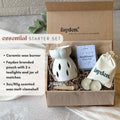 Premium Wax Melt & Burner Starter Set | Handmade Scented Soy Wax Melt Gift Box | Elevated Home Fragrance Gift | Aromatherapy Experience Idea