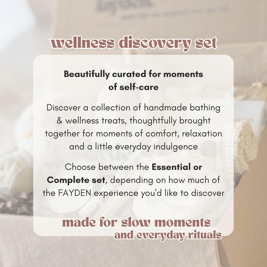 Wellness Gift Set | Handmade Soaps & Bath Bomb Discovery Set | Self Care Gift for Her | Pamper Gift Box Ideas | Spa Body Care Gift Package